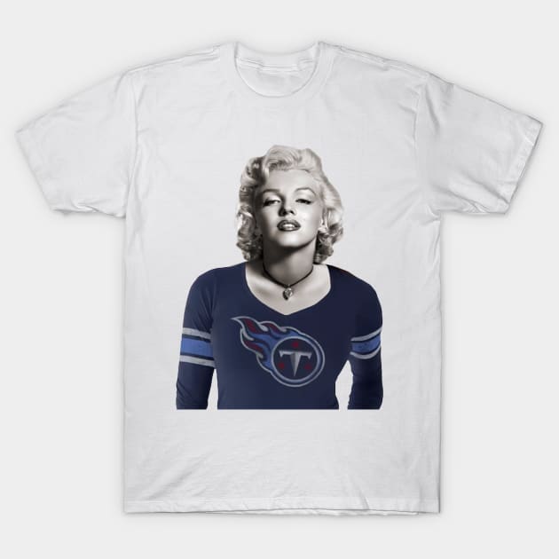 Marilyn Loves the Titans T-Shirt by Rad Love